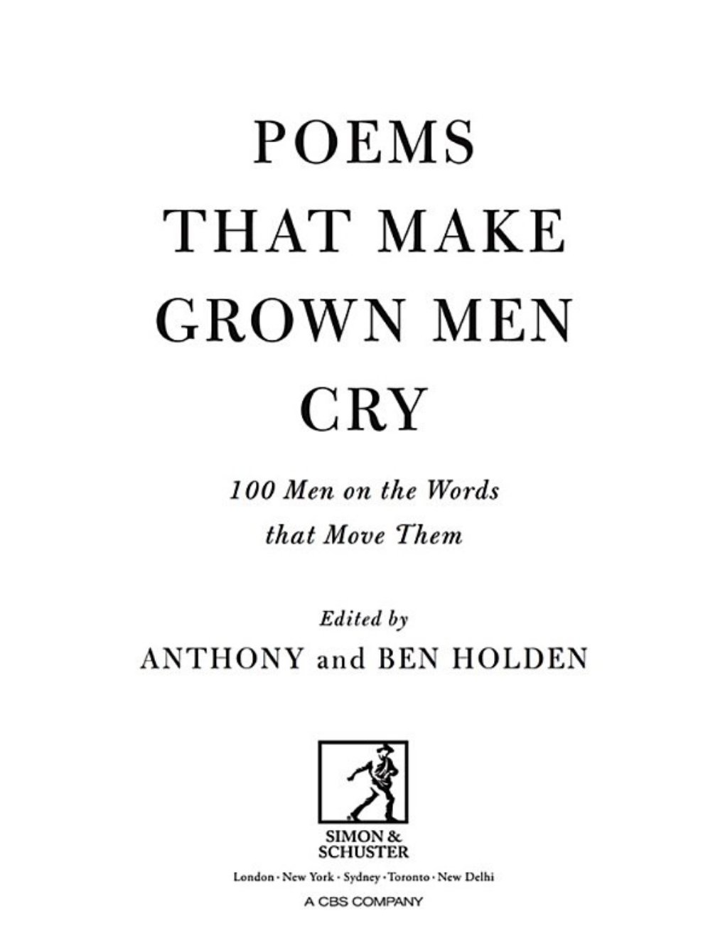 Cover of Poems That Make Grown Men Cry (1749)