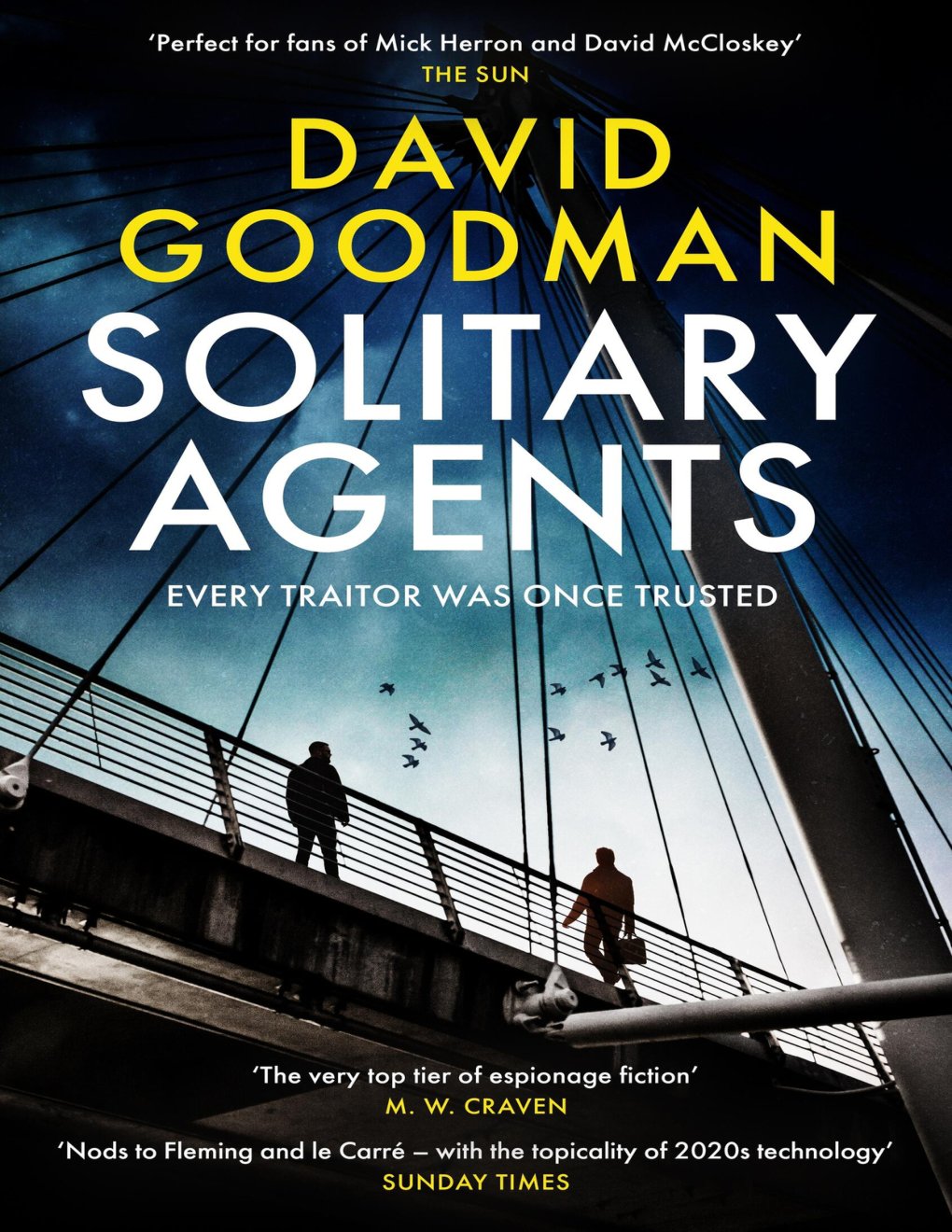 Cover of Solitary Agents: a gripping spy thriller from the multi-award-winning writer