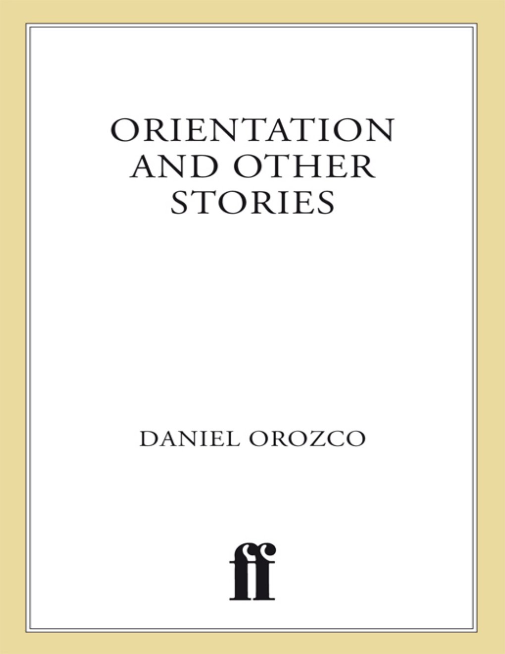 Cover of Orientation (1957)