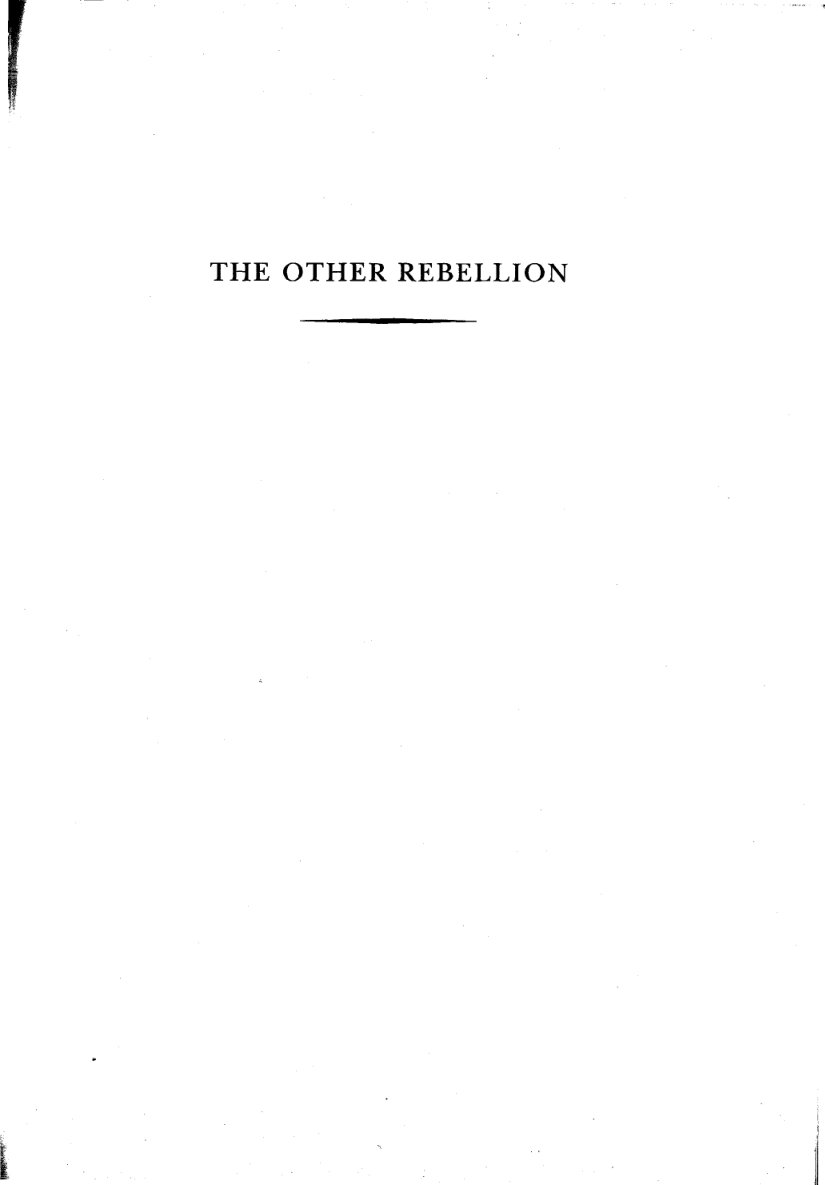 Cover of The Other Rebellion