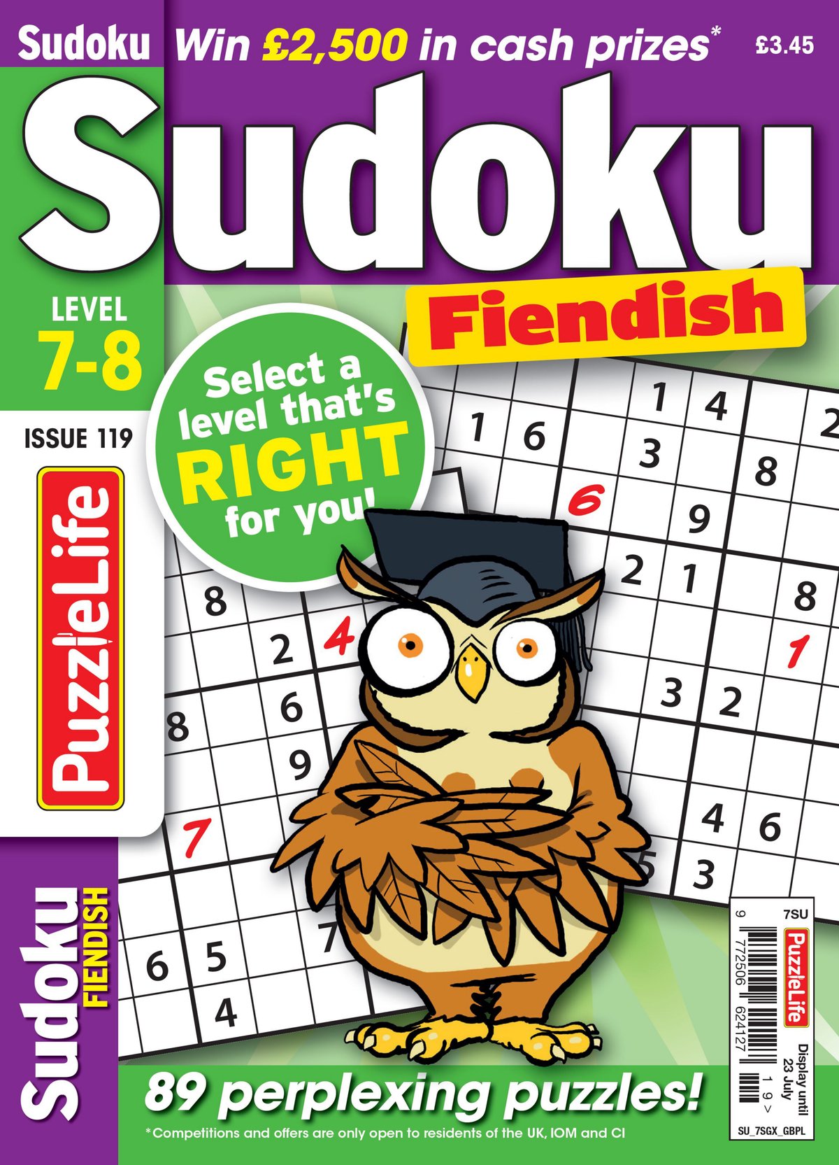 Cover of Puzzlelife Sudoku Fiendish (2026)