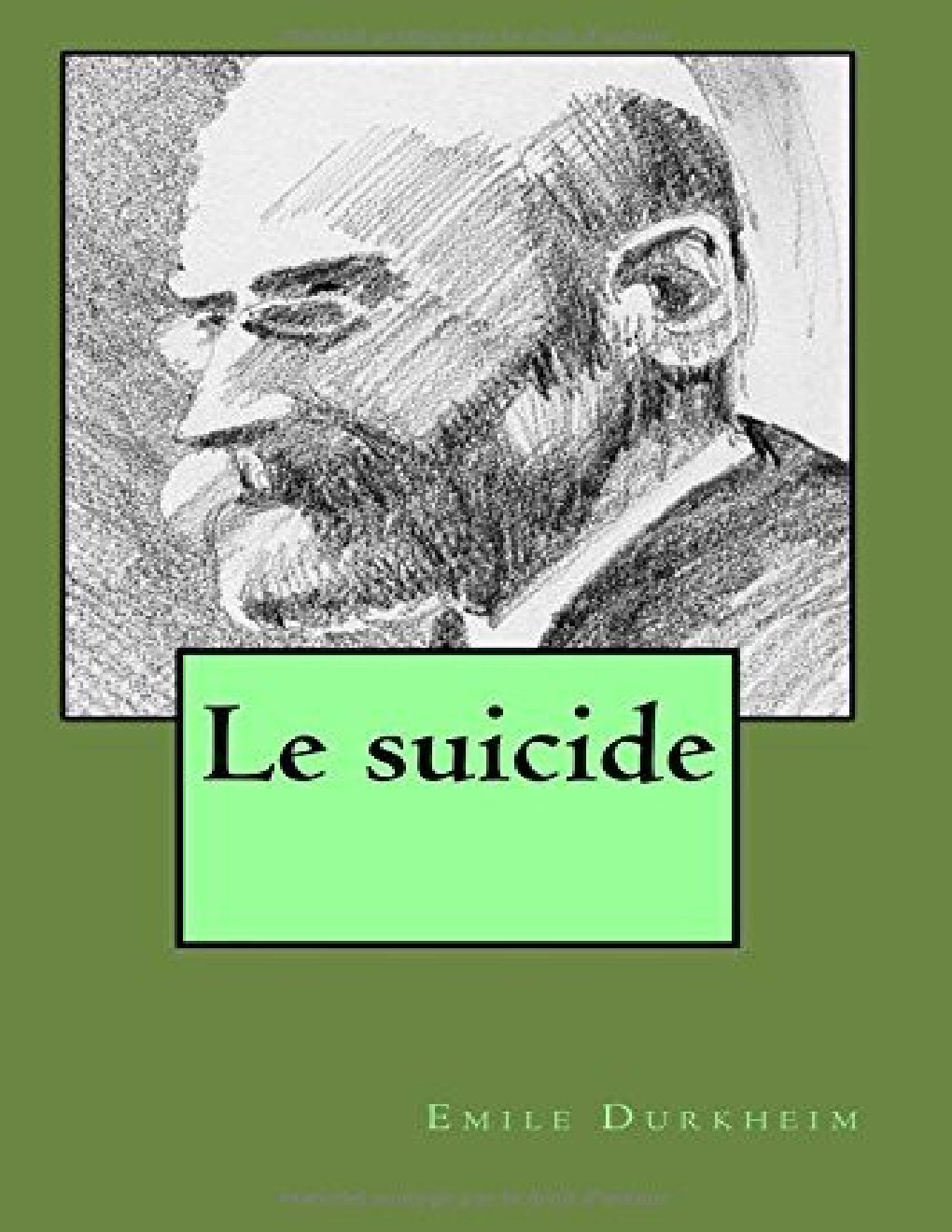 Cover of Le suicide